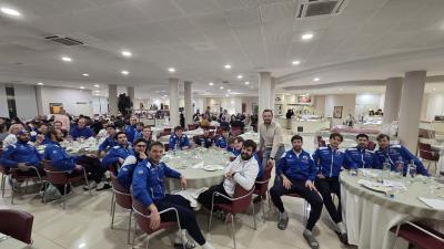 Gewinnerteam FC Gherdëina im Trainingslager