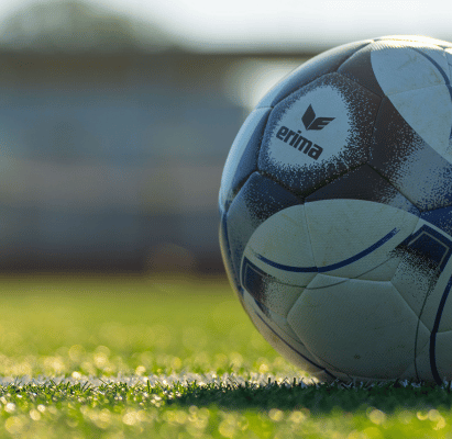 Close-up of a football