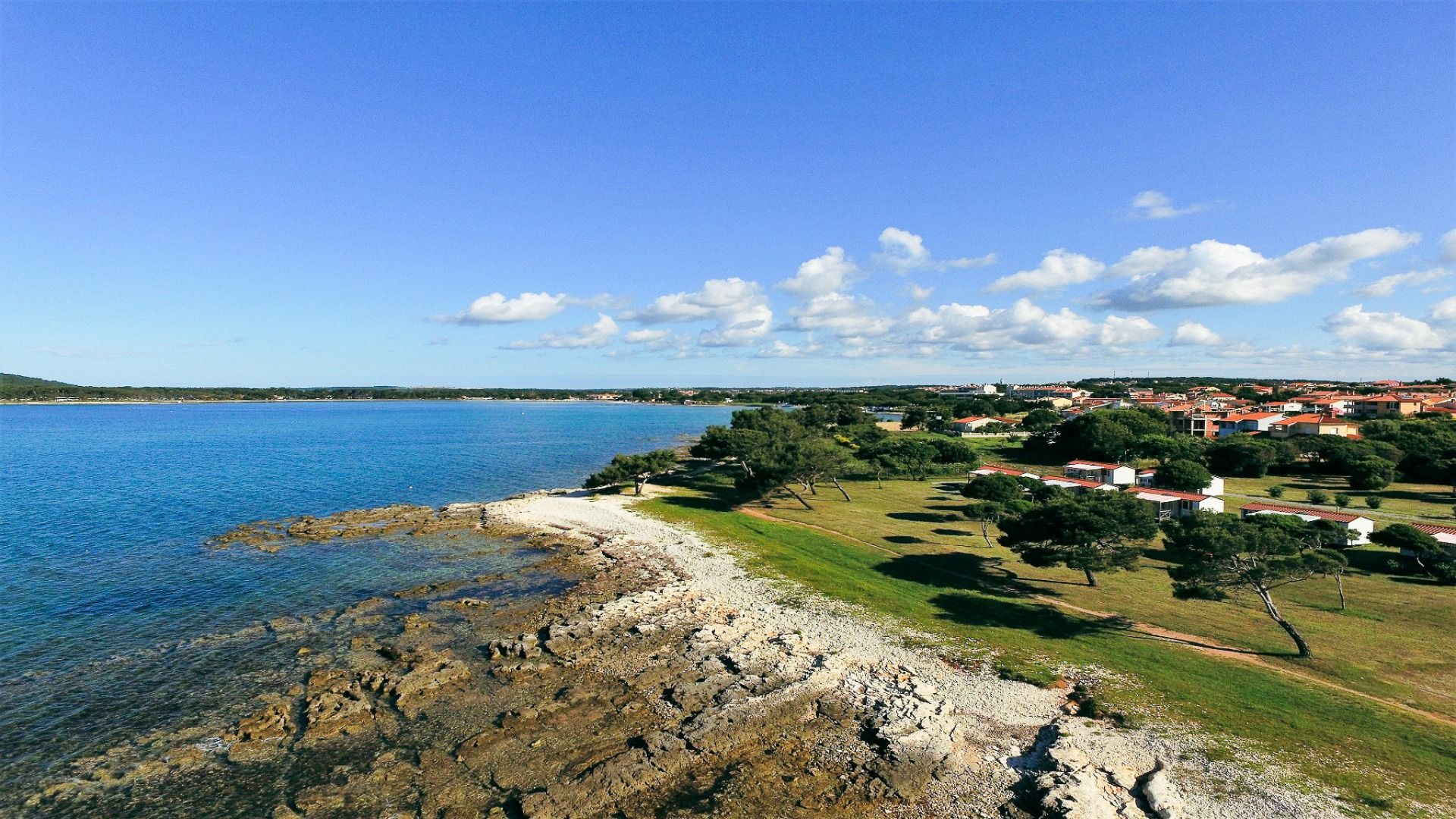 Trainingslager Medulin, Kroatien - Luftbild Gegend
