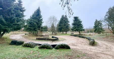 Hotel De Beyaerd biedt een ruim, modern restaurant met grote glazen ramen, lichthouten tafels, grijze en mosterdkleurige stoelen, hangende potplanten en uitzicht op bomen - ideaal voor teambuildingsactiviteiten.
