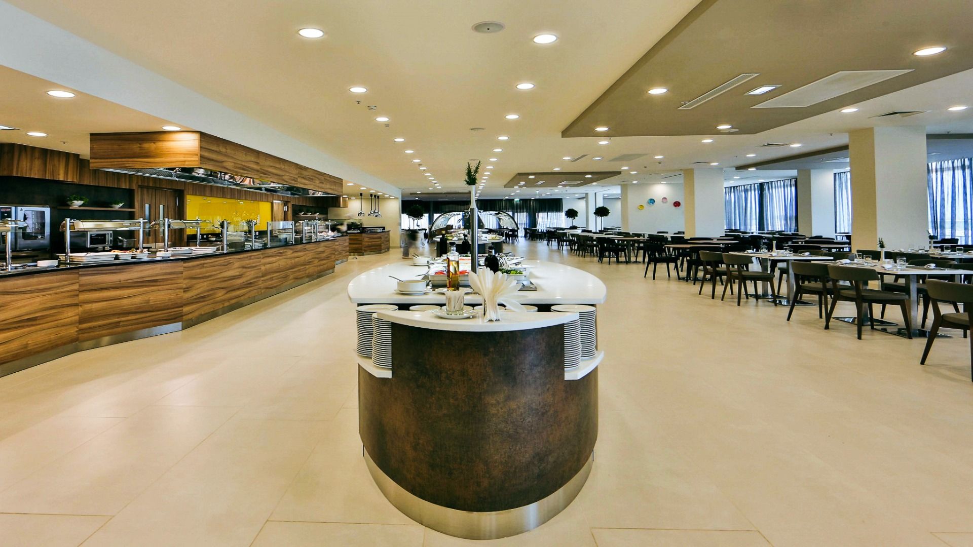 Trainingslager Medulin, Kroatien - Essensbereich Hotel Park Plaza Belvedere