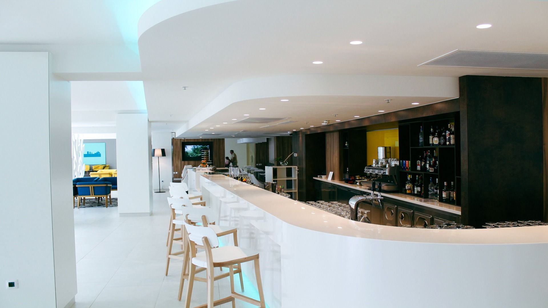 Trainingslager Medulin, Kroatien - Bar im Hotel Park Plaza Belvedere