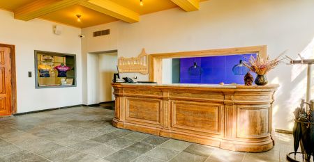 Luftaufnahme des Watersley Sports & Talentpark, eines weitläufigen historischen Komplexes mit grauem Dach, eingebettet in eine grüne Landschaft. Der Campus umfasst ein kapellenartiges Gebäude, erstklassige Trainingseinrichtungen und bietet einen Blick auf